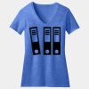 Women's Perfect Blend ® CVC V Neck Tee Thumbnail