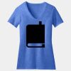 Women's Perfect Blend ® CVC V Neck Tee Thumbnail