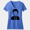 Women's Perfect Blend ® CVC V Neck Tee Thumbnail