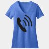 Women's Perfect Blend ® CVC V Neck Tee Thumbnail