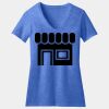 Women's Perfect Blend ® CVC V Neck Tee Thumbnail