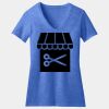 Women's Perfect Blend ® CVC V Neck Tee Thumbnail