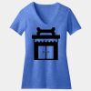 Women's Perfect Blend ® CVC V Neck Tee Thumbnail
