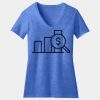 Women's Perfect Blend ® CVC V Neck Tee Thumbnail