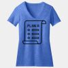 Women's Perfect Blend ® CVC V Neck Tee Thumbnail
