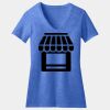 Women's Perfect Blend ® CVC V Neck Tee Thumbnail