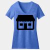 Women's Perfect Blend ® CVC V Neck Tee Thumbnail