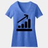 Women's Perfect Blend ® CVC V Neck Tee Thumbnail