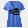 Women's Perfect Blend ® CVC V Neck Tee Thumbnail