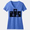 Women's Perfect Blend ® CVC V Neck Tee Thumbnail