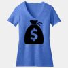 Women's Perfect Blend ® CVC V Neck Tee Thumbnail
