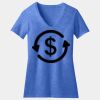 Women's Perfect Blend ® CVC V Neck Tee Thumbnail