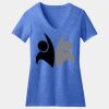 Women's Perfect Blend ® CVC V Neck Tee Thumbnail