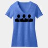 Women's Perfect Blend ® CVC V Neck Tee Thumbnail