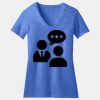 Women's Perfect Blend ® CVC V Neck Tee Thumbnail
