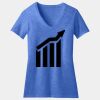 Women's Perfect Blend ® CVC V Neck Tee Thumbnail