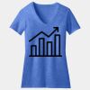Women's Perfect Blend ® CVC V Neck Tee Thumbnail