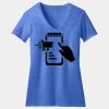 Women's Perfect Blend ® CVC V Neck Tee Thumbnail