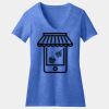 Women's Perfect Blend ® CVC V Neck Tee Thumbnail