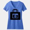 Women's Perfect Blend ® CVC V Neck Tee Thumbnail