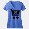 Women's Perfect Blend ® CVC V Neck Tee Thumbnail