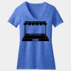 Women's Perfect Blend ® CVC V Neck Tee Thumbnail