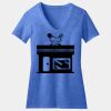 Women's Perfect Blend ® CVC V Neck Tee Thumbnail
