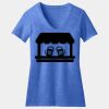 Women's Perfect Blend ® CVC V Neck Tee Thumbnail
