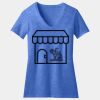 Women's Perfect Blend ® CVC V Neck Tee Thumbnail