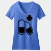Women's Perfect Blend ® CVC V Neck Tee Thumbnail
