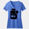 Women's Perfect Blend ® CVC V Neck Tee Thumbnail