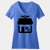 Women's Perfect Blend ® CVC V Neck Tee Thumbnail