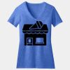 Women's Perfect Blend ® CVC V Neck Tee Thumbnail