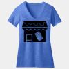 Women's Perfect Blend ® CVC V Neck Tee Thumbnail