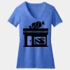 Women's Perfect Blend ® CVC V Neck Tee Thumbnail