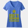 Women's Perfect Blend ® CVC V Neck Tee Thumbnail
