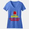 Women's Perfect Blend ® CVC V Neck Tee Thumbnail