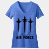 Women's Perfect Blend ® CVC V Neck Tee Thumbnail