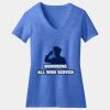 Women's Perfect Blend ® CVC V Neck Tee Thumbnail