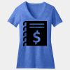 Women's Perfect Blend ® CVC V Neck Tee Thumbnail