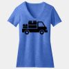 Women's Perfect Blend ® CVC V Neck Tee Thumbnail