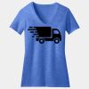 Women's Perfect Blend ® CVC V Neck Tee Thumbnail
