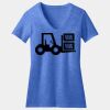 Women's Perfect Blend ® CVC V Neck Tee Thumbnail