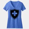 Women's Perfect Blend ® CVC V Neck Tee Thumbnail