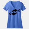 Women's Perfect Blend ® CVC V Neck Tee Thumbnail