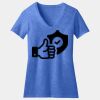 Women's Perfect Blend ® CVC V Neck Tee Thumbnail