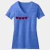Women's Perfect Blend ® CVC V Neck Tee Thumbnail