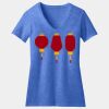 Women's Perfect Blend ® CVC V Neck Tee Thumbnail