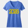 Women's Perfect Blend ® CVC V Neck Tee Thumbnail