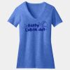 Women's Perfect Blend ® CVC V Neck Tee Thumbnail